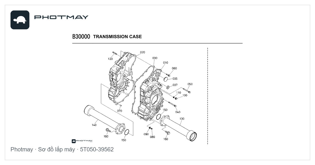 Sơ đồ — Phớt nhớt HST DC60 — GTC181/WB-19*35*7 — OEM 5T050-39562